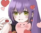 ゲーム・SNSにぴったり！なアイコン描きます あなただけのイラストを一緒に作りましょう☺︎ イメージ1