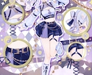 VTuberさんの宣伝画像を作ります 自分の存在をアピールしてみませんか？ イメージ8