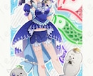 キラキラでかわいいイラスト描きます 手描き感の強いシンプルキュートな雰囲気がお好きな方に♡⟡.· イメージ4