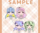 デフォルメミニキャライラスト作成します 商用OK！かわいいSDキャラの立ち絵を描きます！ イメージ3