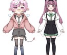 VTuber･オリジナルキャラ用イラスト制作します 表情豊かで可愛く描きます！返信はやめ！ イメージ3