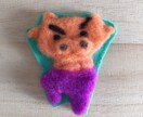 羊毛フェルトでキャラクターや動物を作ります 無料でキーホルダー、ブローチ、マグネットなどに出来ます！ イメージ5