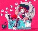 ポップでキュートなかわいい女の子イラスト描きます カートゥーン風がお好きな方にも！商用利用も可能です！ イメージ3