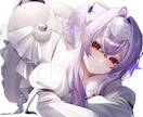 ご希望のイラスト一枚絵で描きます キラキラしたアニメ塗りとブラシ塗りを使ったイラストを描きます イメージ5