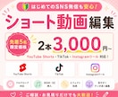 ショート動画を丁寧に編集します YouTube・TikTok・リール対応！フルテロップ対応 イメージ1