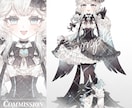 等身・SD立ち絵イラストを制作します Vtuber様、配信者様、OC制作など立ち絵が必要な方へ イメージ3