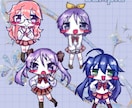 かわいいSDイラスト・アイコン制作します やわらかいタッチでデフォルメされたちびキャラを描きます！ イメージ2
