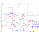 躯体・タイル劣化図作成承ります 補修箇所の集計、立面図のトレースも対応致します イメージ4