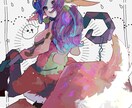 綺麗で目を引くような色鮮やかなイラストを描きます 目を引くような、色鮮やかなイラストが売りです。 イメージ7