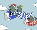 様々なテイストのイラスト作成します かわいいものからカッコイイものまでお好きなテイストを。 イメージ2