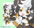 デフォルメイラスト(SD)描きます Vtuber様、三次元様、IRIAMなどで使えるミニキャラ！ イメージ3
