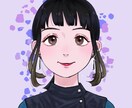 SNSなどに使える♪あなただけのアイコン描きます まずは事前のお見積りだけでもOK◎写真を元にした似顔絵も対応 イメージ1