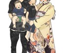 思い出のお写真をイラストで描きます 。＊♪～ゆるかわいいイラスト描きます！～♪＊。 イメージ2
