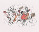 文芸。雑誌全般のイラスト及び趣味鑑賞としてます 妄想から想像へと往復運動しながら異質な世界を構築していく イメージ7