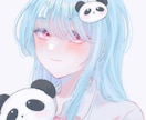 あなただけの素敵なアイコンを心を込めてお描きします 透明感と宝石のような瞳が特徴的なイラストです イメージ4