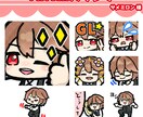 Twitch・YouTubeスタンプ作成します 各種スタンプバッジも対応！1枚からお気軽にご相談ください！ イメージ2