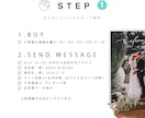 海外センスのお洒落なウェルカムボードお作りします 【プロの写真加工付き】カリグラフィー結婚式アイテム_MD2 イメージ3