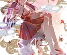 アナログタッチで透明感の溢れる絵を描きます 水彩風の質感を活かした、見応えのある一枚に仕上げます。 イメージ7