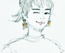 おしゃれな配色のアイコン描きます デザイナーがオシャレな色をテーマに似顔絵アイコン作成します イメージ2
