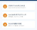 CSV・Excel集計をPythonで自動化します ファイルを入れて実行するだけ。毎月の集計作業をゼロに イメージ3