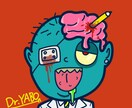 中毒性MAXゆるくて狂ったデフォルメキャラ描きます 普通のアイコンでは埋もれる、そんな悩みを解決する“個性全開” イメージ2
