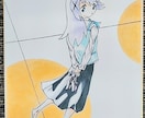 色紙にカラー絵を描きます ご希望のイメージを教えてください イメージ2