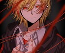 SNS用アイコン、ヘッダー、動画用イラスト描きます ダークでちょっぴりレトロなかっこかわいいイラストを制作します イメージ4