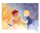 絵本のように暖かいイラストを作成します 人物や動物も◎優しい雰囲気が好きな方に。お気軽にどうぞ〜 イメージ1