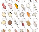 飲食店で使える！リアルポップな食品イラスト描きます メニューやお店のチラシ、POPの挿絵などに！ イメージ3