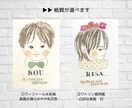 似顔絵のファーストカットアート描きます お子さんの素敵な表情をアートに イメージ3