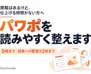 見づらいパワポを読みやすく整えます 原稿はあるけど仕上げる時間がない方へ イメージ1