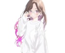 毛束が命！【髪型２パターン】イラスト描きます 美しい髪にこだわりたい！理想のヘアスタイルをイラストで再現♪ イメージ2