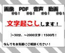 文字起こし、何でも承ります 画像から、PDFから、音声から…なんでもOKです！ イメージ1