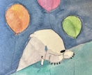 絵本の1ページのような水彩イラストを描きます シンプルだけど印象に残る、やさしい水彩イラストを描きます イメージ7