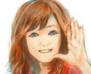 爽やかで目を引く*^-^*似顔絵イラストを描きます SNSのアイコンや名刺、プレゼントしたい方におすすめです^^ イメージ1