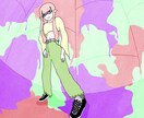 レトロポップなアイコン作成致します 線画からカラーまで様々なご要望承ります！ イメージ1