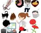 シンプルなイラストをお描きします しっくりくるフリー素材が見つからないときなどに イメージ1