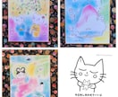 7月⭐️毎日が楽しい⭐️可愛いイラスト色紙送ります カレンダー代わりに月替わりに飾れる★歳時記イラスト色紙 イメージ4