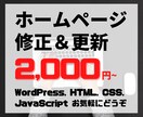 ホームページ・LPを修正/更新いたします 格安・高品質・短期間でWebサイトを修正します。 イメージ1