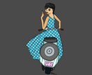 ポップで可愛いコミック風のアイコン描きます セクシーだけど可愛く、ご自身をアメコミ風にします！ イメージ2