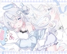 かわいい女の子のイラスト描きます 希望に沿ったイラストを描きます イメージ1