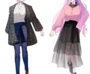 TRPG、キャラクターシート用の立ち絵描きます 魅力的に見える立ち絵をお描きします！ イメージ1