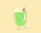 夏祭り、夏の食べ物風物詩イラスト描きます 夏の風物詩のもの、夏祭り、花火、金魚等ゆるく可愛く描きます イメージ3