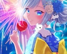 鮮やかでキャッチ―な一枚絵やアイコンを描きます 美少女系、メカ系が得意！業界11年の現役デザイナーが制作 イメージ2