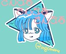 FANCY RETRO なアイコン描きます 懐かし可愛い ファンシーレトロポップ なイラストです イメージ1
