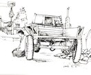 手描きの良さがここにある★モノクロペン画描きます 挿絵、表紙、観賞用　用途はあなた次第です イメージ2