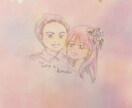お部屋に、贈り物に。優しい水彩画で似顔絵を描きます 可愛らしい瞬間を夢の世界に閉じ込めて飾りませんか？ イメージ8