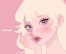 商用OK✅サムネ・アイコン・ヘッダーなど描きます 活動者様大歓迎❣️綺麗/クール/オシャレな女の子お描きします イメージ7