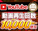 YouTube 再生回数１万回〜増やします 【3ヶ月保証】拡散サービスで一気に伸び悩みを解決！！ イメージ1