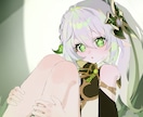 最短二日！アイコン/サムネイラスト制作します ○活動を彩る1枚に｜透明感と引き込まれるイラスト制作 イメージ5